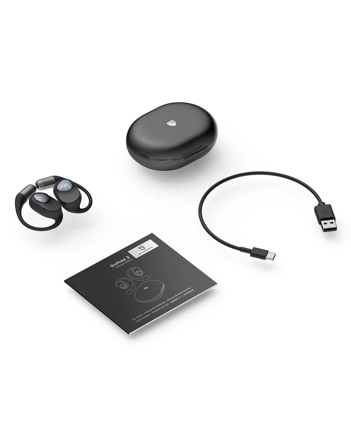 Căști Sport SoundPEATS GoFree2 – Open-Ear, LDAC Hi-Res, 4 Microfoane ENC, 39h Autonomie, IPX5