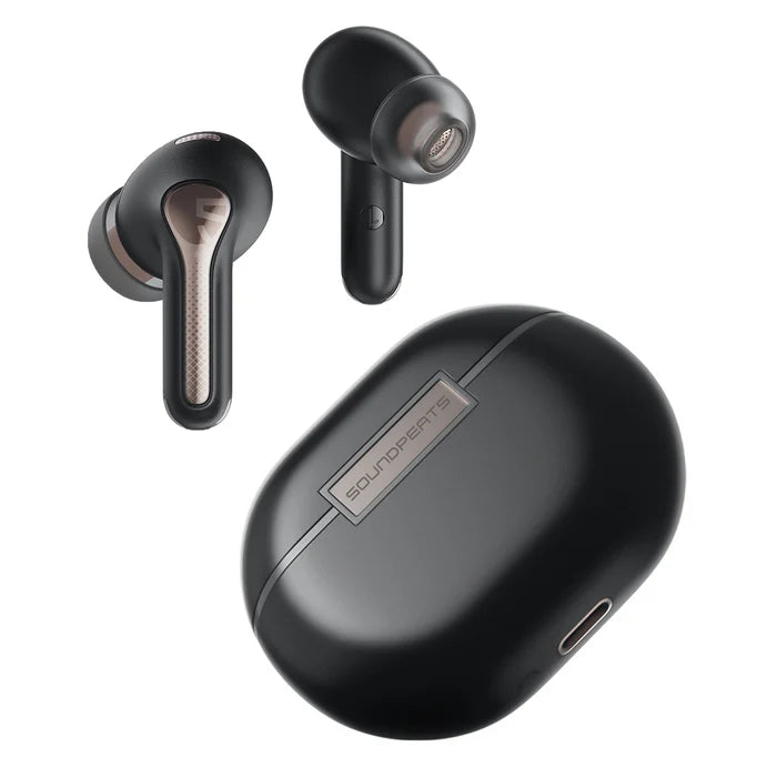 Căști Bluetooth SoundPEATS Capsule 3 Pro – ANC Hibrid 43dB, LDAC, Autonomie Până la 52h, 6 Microfoane, IPX4