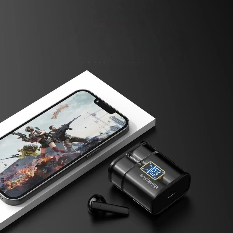 Căști Bluetooth Lenovo Thinkplus XT56 – Bluetooth 5.4, 5h Autonomie, Mod Gaming, Design Ergonomic