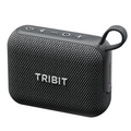 Boxa portabila Tribit PocketGo neagra cu Bluetooth, design compact si curea pentru transport