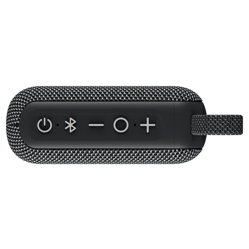Boxa portabila Tribit PocketGo neagra cu Bluetooth, design compact si curea pentru transport