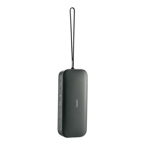 Boxa portabila Tribit StormBox Flow bluetooth neagra cu snur de prindere, ideala pentru exterior datorita rezistentei la apa IP67