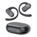 Casti Soundpeats Breezy open ear true wireless bluetooth negru gri cu carlige ajustabile după ureche si cutie de incarcare, design sport