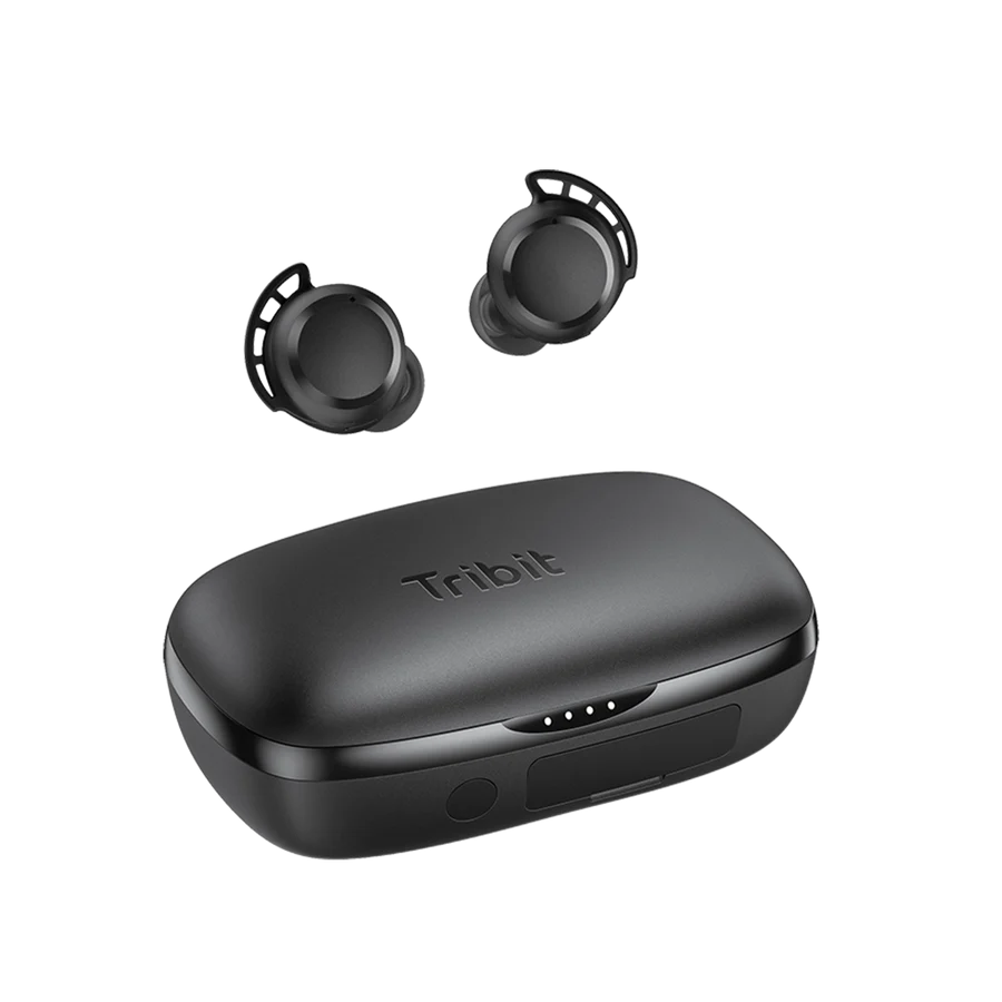 Casti Tribit FlyBuds 3 true wireless in ear bluetooth negre cu autonomie mare IPX8