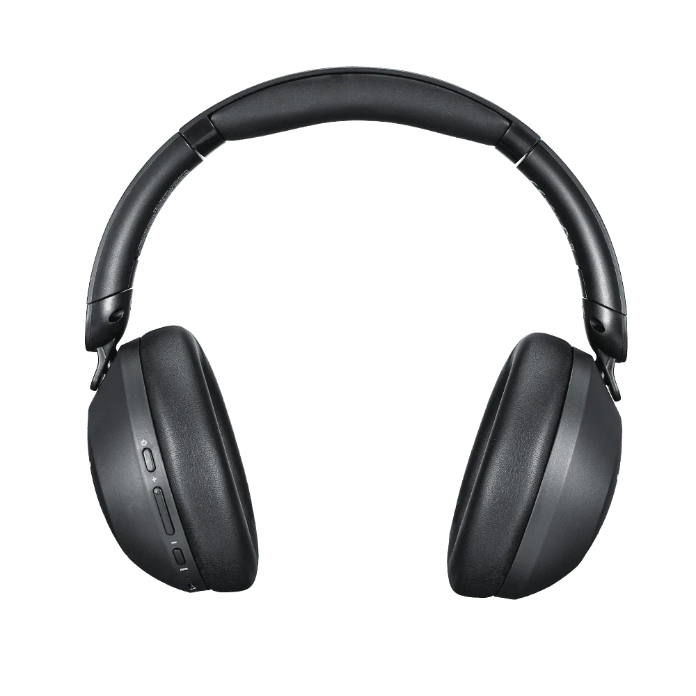 Casti Tribit QuietPlus 71X over ear cu bluetooth si anulare activă a zgomotului vazute din fata